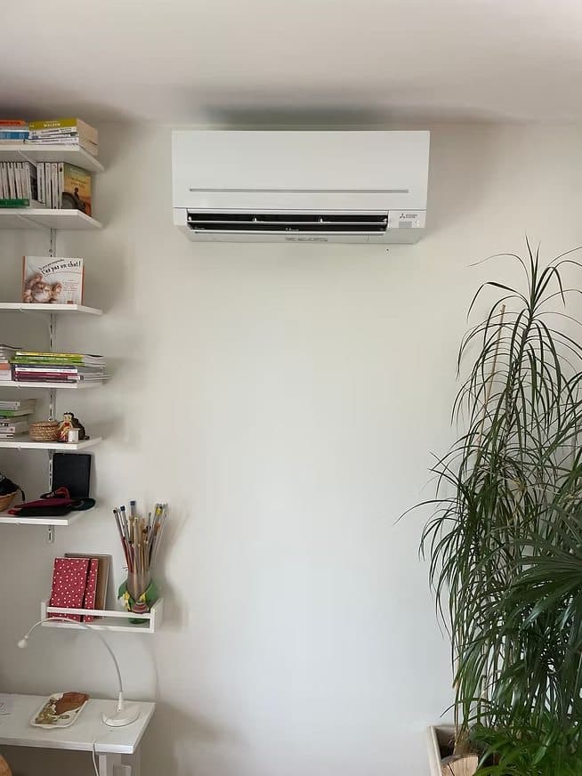 Climatisation réversible murale installée